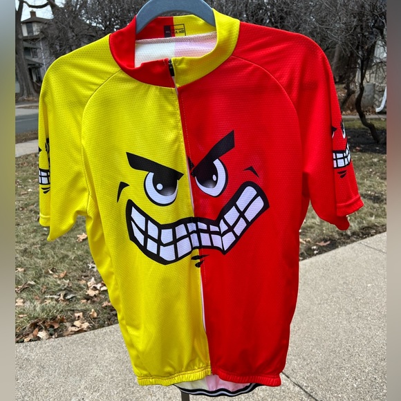 ** Other - 🚴‍♀️😁Cartoon Cycling Jersey Reflective Bike Bicycle Jersey Shirt Men’s XXL